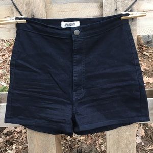 Aphrodite high waisted denim shorts size L